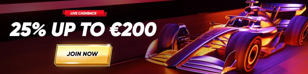 Προσφορά ζωντανής επιστροφής χρημάτων QuickWin με 25% επιστροφή σε απώλειες